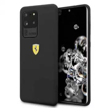 Ferrari Hardcase FESSIHCS69BK silikonový kryt pro Samsung Galaxy S20 Ultra – černý