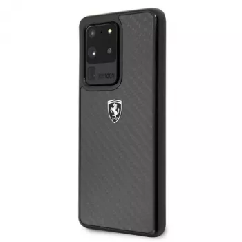 Ferrari Hardcase FEHCAHCS69BK pro Samsung Galaxy S20 Ultra, černý Carbon Heritage