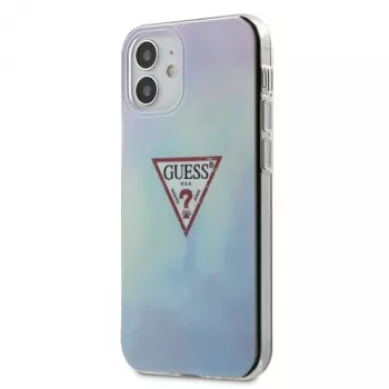 Guess GUHCP12SPCUMCGC02 iPhone 12 mini 5,4 inch modrý pevný kryt Tie & Die Collection