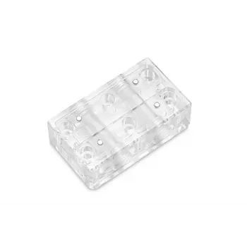 Propojovací můstek pro vodní blok GPU EK Water Blocks Vector², akryl, průhledný, G1/4