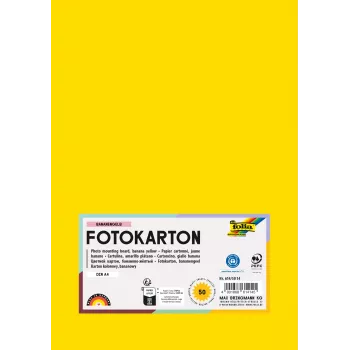Folia 614/50 14 - Yellow - Solid - A4 (210 x 297 mm) - 300 g/m² - 50 Sheets - Germany