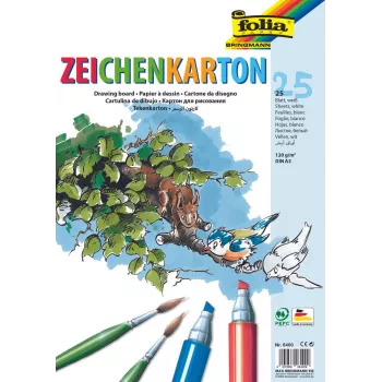 Folia kreslicí karton bílý 120 g/m² 25 listů DIN A4