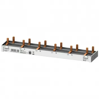 SIEMENS 5ST3675-0 kolíková přípojnice 10mm² 3p/N 6xAFD+6xKomp. 12TE