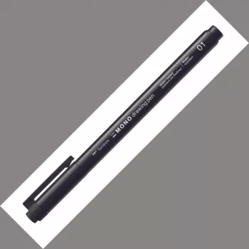 Tombow Mono Fineliner kreslicí pero 01 hrot 0,24 mm linka černá, 12 ks