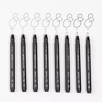 Tombow MONO Drawing Pen Fineliner 0,35 mm černý