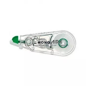 Korekční roller Tombow CT-CA4-20 MONO CA - bílá páska 10 m x 4,2 mm - zelený/průhledný dávkovač - 20 ks