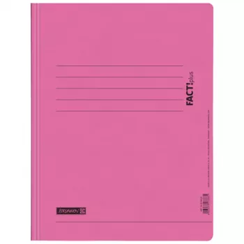 BRUNNEN FACT!plus Spiral Folder Cardboard Pink DIN A4