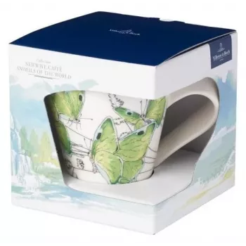 Villeroy & Boch NewWave Caffe Deep Green porcelánový hrnek 300 ml dárková krabička