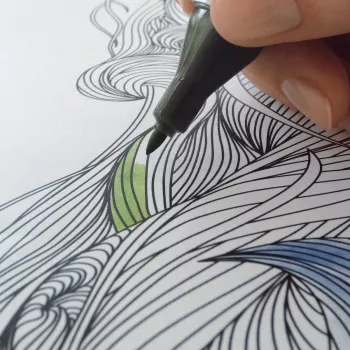 Podložka na stůl SIGEL Relax HO570 černo-bílá 595 x 410 mm