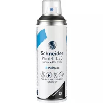 Akrylový sprej Schneider Paint-It 030 Supreme DIY černý 200 ml