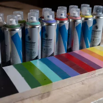Akrylový sprej Schneider Paint-It 030 Supreme DIY černý 200 ml