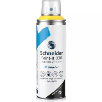 Akrylový sprej Schneider Paint-It 030 Supreme DIY žlutý 200 ml