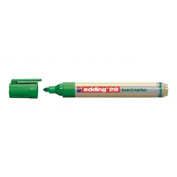 EDDING EcoLine 28 fix na bílou tabuli černý kulatý hrot 1,5-3 mm doplňovatelný