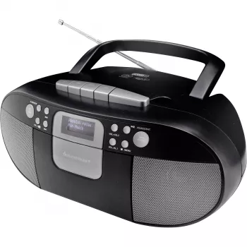 Soundmaster SCD7800SW DAB+ FM CD kazetové rádio s funkcí buzení, černé