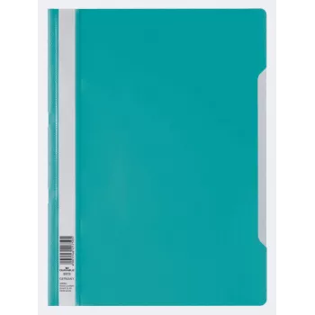 Durable 10 rychlovazač plast tyrkysový DIN A4