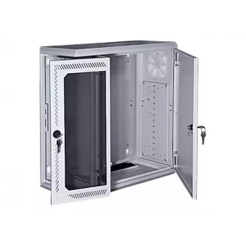 SCHWEITZER SYSTEMTECHNIK MultiFix nástěnná skříň 19 inch 3U 48,3 cm (19 inch) světle šedá RAL 7035
