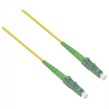 HELOS optický OS2 patch kabel Simplex LSZH 2,0mm LC/APC-LC/APC žlutý 20 m