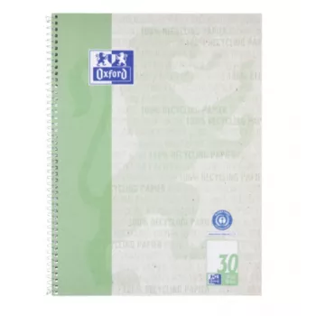 Oxford College Block A4+ 80 Sheets 90 g/m² Squared Blue 4-Hole