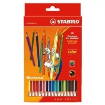 Pastelky STABILO Color – 18 ks