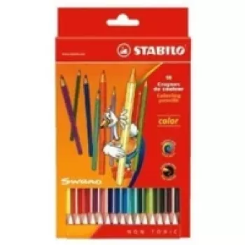 Pastelky STABILO Color – 18 ks
