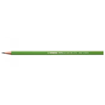 Grafitová tužka STABILO GREENgraph HB – zelená/bílá – šestihranná – certifikace FSC – 2,2 mm