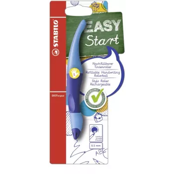 Roller STABILO EASYoriginal – modrý – pro leváky – blistr – 1 ks