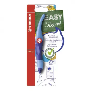 Roller STABILO EASYoriginal – modrý – pro praváky – blistr – 1 ks