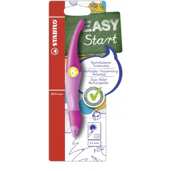 Ergonomický roller STABILO EASYoriginal – růžový/světle růžový – pro praváky