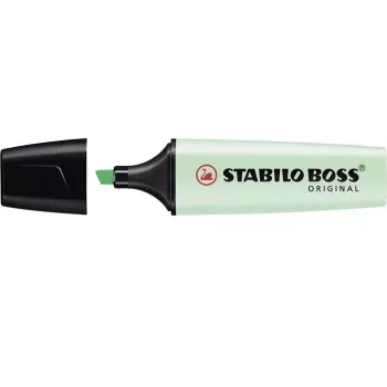 Zvýrazňovač STABILO BOSS ORIGINAL, mátově zelený, seříznutý hrot 2 mm / 5 mm, inkoust na vodní bázi, 1 ks