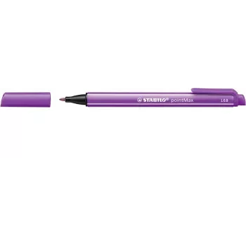 Popisovač STABILO pointMax, fialový, Medium 0,8 mm, kulatý, inkoust na vodní bázi, nylonový hrot