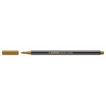 Popisovač STABILO Pen 68 Metallic, měděný, 1,4 mm, šestihranný, 1 ks