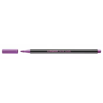 Popisovač STABILO Pen 68 Metallic, metalicky růžový, 1 ks