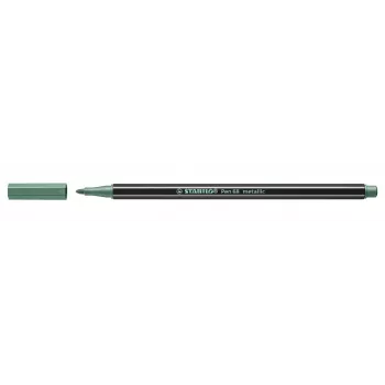 Popisovač STABILO Pen 68 Metallic, metalicky zelený, 1 ks