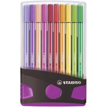 Popisovač STABILO Pen 68, mix barev, balení 20 ks