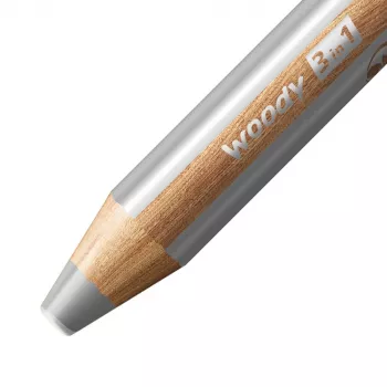 Multifunkční tužka STABILO Woody 3 v 1, 7,6 cm, pastelová sada 18 ks se štětcem