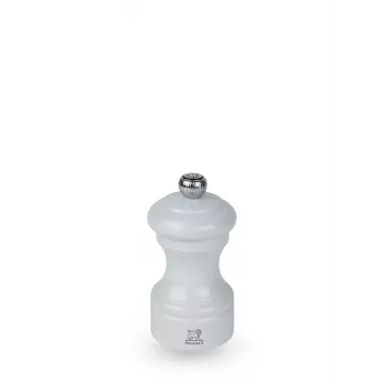 Peugeot Bistro Pepper Mill 10 cm Pearl Grey Painted Beechwood