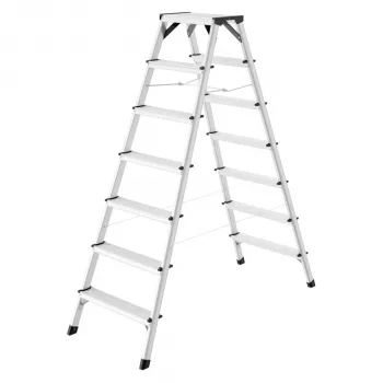 Oboustranný žebřík Hailo D60 StandardLine 2x7 stupňů