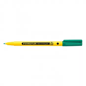 Fineliner STAEDTLER Noris 338 - zelený - inkoust na vodní bázi - 0,6 mm - jemný hrot - balení 10 ks