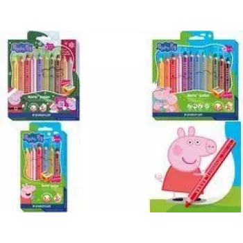 Pastelky STAEDTLER Noris Colour Peppa Pig, 12 ks, 100% PEFC