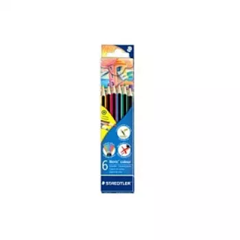 Pastelky STAEDTLER Noris colour 185, mix barev, 6 ks