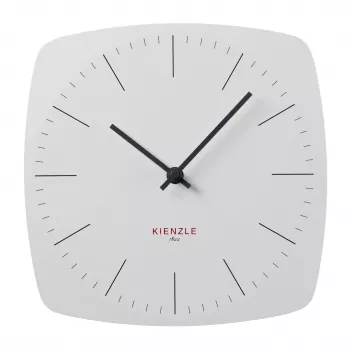 KIENZLE DCF Nástěnné hodiny řízené rádiovým signálem Modern 24,8 cm bílé