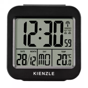 KIENZLE Cestovní budík s ukazatelem vnitřní teploty