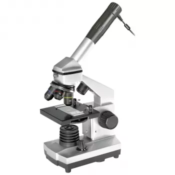 Sada mikroskopu Bresser Junior, digitální mikroskop s procházejícím světlem, monokulární, 40x-1024x