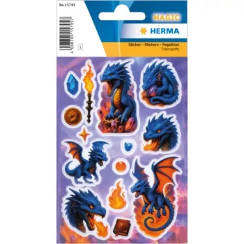 Samolepky HERMA MAGIC Dragon Transpuffy (15795)