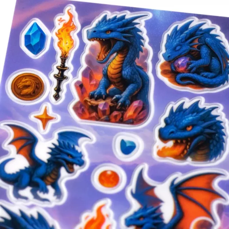 Samolepky HERMA MAGIC Dragon Transpuffy (15795)