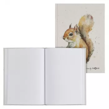 PAGNA zápisník Squirrel DIN A5 tečkovaný béžový pevná vazba 128 stran