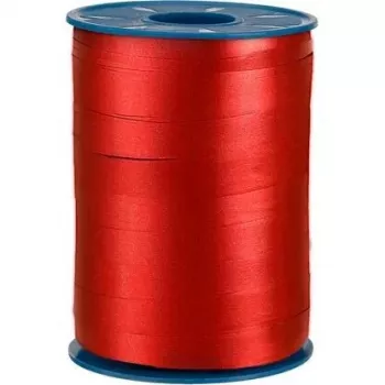 C.E. Pattberg MEXICO Gift Ribbon, High-Gloss Coated Front/Matte Back, Red, 10 mm x 250 m