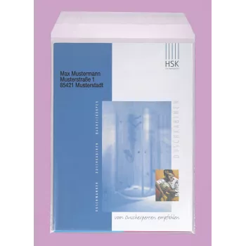 Vereinigte Papierwarenfabriken Poly Mailers DIN C4 without Window Transparent 100 pcs