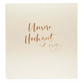 Goldbuch Herzklopfen svatební fotoalbum 30x31 cm 60 bílých stran model 08174