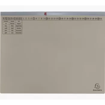 Exacompta 370110B klasická zakládací deska - karton - šedá - 320 g/m² - 265 x 316 mm